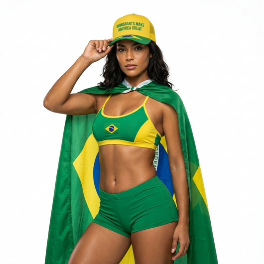 Brazil Hat - Immigrants Make America Great